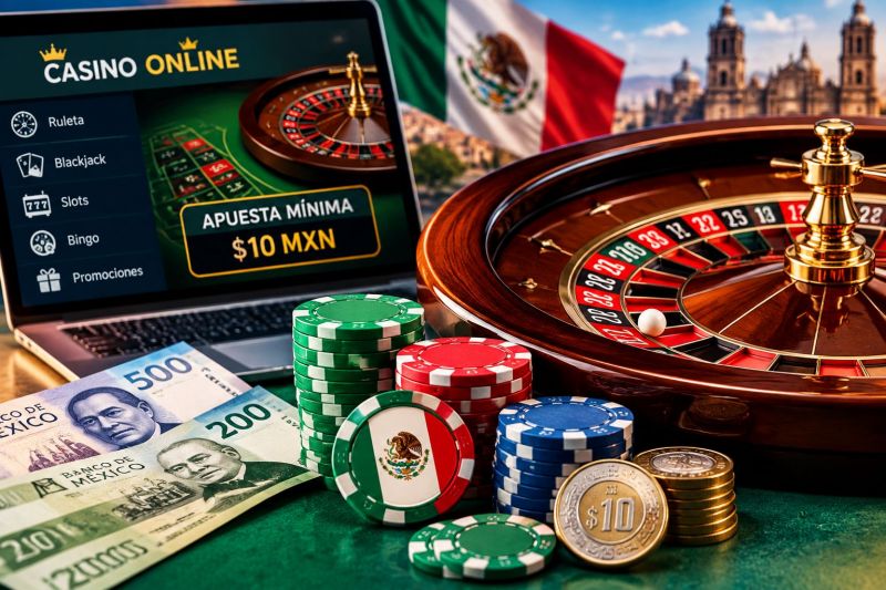 ¿Cuál es la apuesta mínima en casinos online de México?