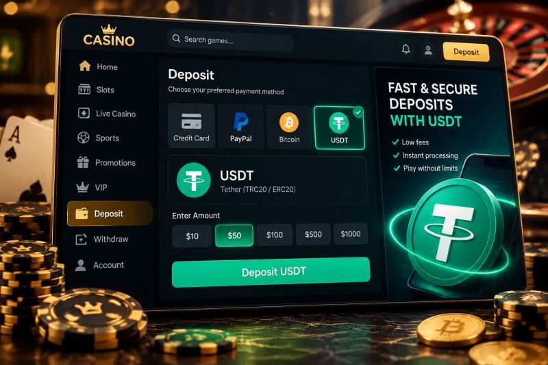 Depósito USDT en Casinos Online de México: Guía Realista